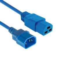 Act Powercord C14 male- C21 famale 2,5m Blue AK5383 kábel és adapter