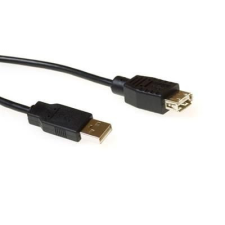 Act USB 2.0 A male to USB A female 5m Black SB2250 kábel és adapter
