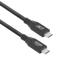 Act USB-C to USB-C cable 2m Black AC7422 kábel és adapter