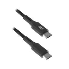 Act USB-C - USB-C adat- és töltőkábel 1m fekete (AC3096) kábel és adapter