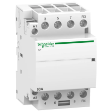  ACTI9 iCT63A kontaktor 50Hz, 3NO 1NC, 220-240VAC A9C20869 Schneider villanyszerelés
