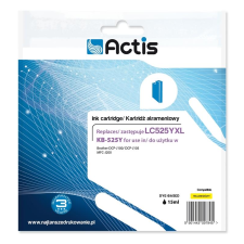 ACTIS (Brother LC525Y) Tintapatron Sárga (KB-525Y) nyomtatópatron & toner