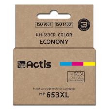 ACTIS (HP 653XL 3YM74AE) Tintapatron Tri-color (KH-653CR) nyomtatópatron & toner