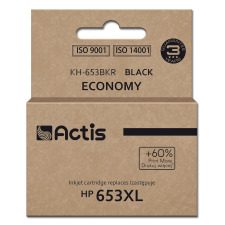 ACTIS ( HP 653XL 3YM75AE) Tintapatron Fekete nyomtatópatron & toner