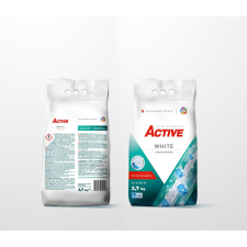 Active Active mosópor 2,7 kg White zsákos tisztító- és takarítószer, higiénia