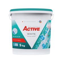 Active mosópor fehér ruhákhoz - 65 mosás 5kg tisztító- és takarítószer, higiénia