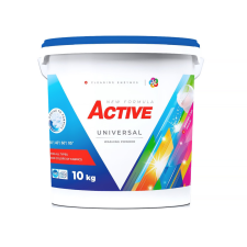 Active mosópor Universal vödrös (130 mosás) 10kg tisztító- és takarítószer, higiénia