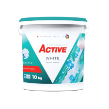 Active mosópor White vödrös (130 mosás) 10kg tisztító- és takarítószer, higiénia