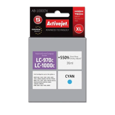 ActiveJet Brother LC1000/LC970C 36 ml cián utángyártott tintapatron nyomtatópatron & toner