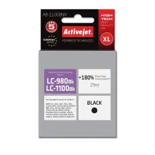 ActiveJet Brother LC1100/LC980Bk 29 ml fekete utángyártott tintapatron nyomtatópatron & toner