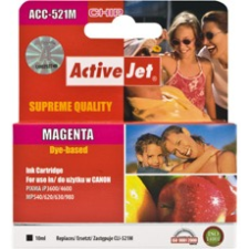 ActiveJet (Canon CLI-521M) Chipes Tintakazetta Magenta (EXPACJACA0082) nyomtatópatron & toner