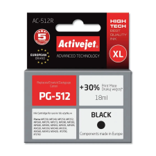 ActiveJet Canon PG-512 18 ml fekete utángyártott tintapatron nyomtatópatron & toner