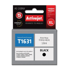 ActiveJet Epson T1631 18 ml fekete utángyártott tintapatron nyomtatópatron & toner