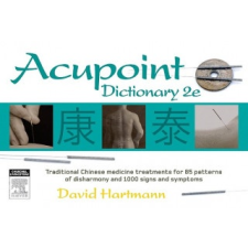  Acupoint Dictionary – David Hartmann idegen nyelvű könyv