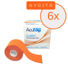 ACUTOP Classic Kineziológiai Tapasz 5 cm x 5 m Narancssárga 6 DB/GYŰJTŐ gyógyászati segédeszköz