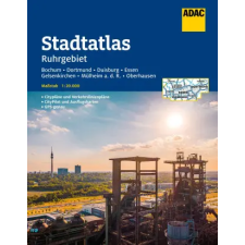 ADAC Stadtatlas Ruhrgebiet 1:20.000 egyéb könyv