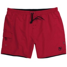 Adamo férfi fürdőruházat 141230 oversize, Piros 12 XL férfi fürdőnadrág