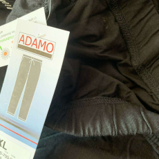Adamo Pants Férfi GERD Plus Size Sweatpants Slim, Fekete 8XL