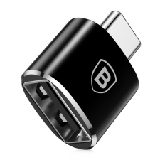  Adapter: BASEUS CATOTG-01 - USB bemenet TYPE-C kimenet, fekete adapter barkácsolás, csiszolás, rögzítés