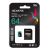 ADATA 64 GB MicroSDXC Card  Premier Pro (80 MB/s, Class 10, U3, V30, A2)