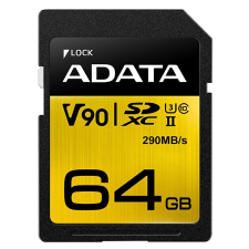ADATA 64GB SDXC ADATA Premier One UHS-II U3 Class 10 (ASDX64GUII3CL10-C) (ASDX64GUII3CL10-C) - Memóriakártya memóriakártya