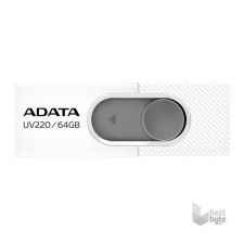 ADATA 64GB USB2.0 Fehér-Szürke (AUV220-64G-RWHGY) Flash Drive pendrive