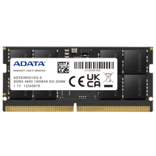 ADATA 8GB Notebook DDR5 4800MHz CL40 AD5S48008G-S memória (ram)