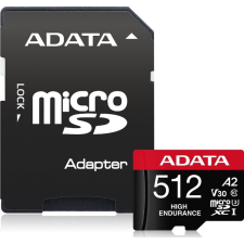 ADATA High Endurance 512 GB MicroSDXC UHS-I Class 10 (AUSDX512GUI3V30SHA2-RA1) memóriakártya