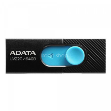 ADATA Pendrive, 64GB, USB 2.0, ADATA "UV220", fekete pendrive
