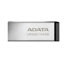 ADATA UR350 USB 3.2 64GB fémházas pendrive (fekete) (UR350-64G-RSR/BK) pendrive