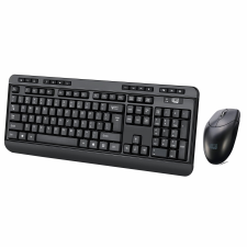 Adesso WKB-1320CB Antimikrobás Wireless Billentyűzet és egér - Angol (US) (WKB-1320CB) billentyűzet