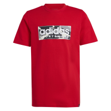 Adidas B Camo Lin T IX5231 Kids Red 140 póló gyerek póló