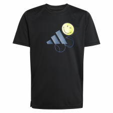 Adidas B Smi Tee JN4288 Gyerek Póló Fekete 176 gyerek póló