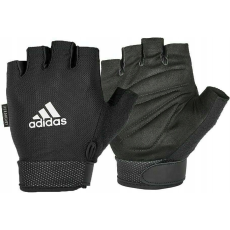 Adidas Essential Állítható Légáteresztő Sport Védőkesztyű L - Fekete / Fehér (ADGB-12425-NL)