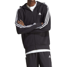 Adidas Essentials 3-Stripes Full-Zip Férfi Kapucnis Pulóver