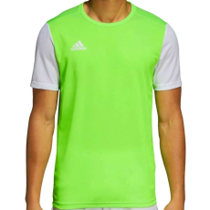 Adidas Estro 19 férfi póló, neon zöld/fehér, XL