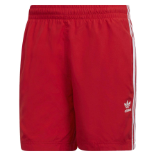 Adidas Fürdőnadrág 3 csíkos Úszások HF2120 Férfi Piros S férfi fürdőnadrág