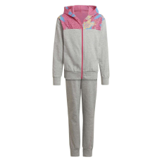 Adidas G kapucnis TS HU1549 Gyerek szürke tréningruha 170