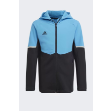 Adidas Gameday Boys kapucnis HM2070 122-128 CM 7-8 éves kék | Fekete gyerek kabát, dzseki