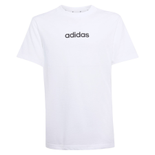 Adidas J Lin Tee 160 JC9747 Gyerek Fehér 128 Póló gyerek póló