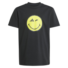 Adidas J Smi Tee JC7581 Gyerek Póló Fekete 128 gyerek póló