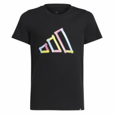 Adidas J T Tee JD4637 Gyerek Póló Fekete 128