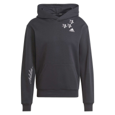 Adidas Kapucnis felső Adidas Bl Fl Hd Q3 Fl HY1287 Férfi Fekete S férfi pulóver, kardigán