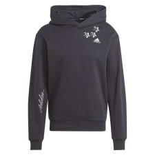 Adidas Kapucnis felső Adidas Bl Fl Hd Q3 Fl HY1287 Férfi Fekete XXL férfi pulóver, kardigán
