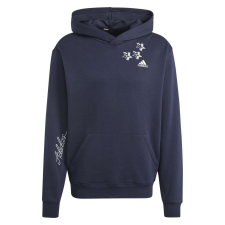 Adidas Kapucnis felső Adidas Bl Fl Hd Q3 Fl IJ6450 Férfi Tengerészkék XL férfi pulóver, kardigán