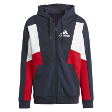 Adidas Kapucnis felső Adidas M Ess Cb Fz Hd HY5935 Férfi Tengerészkék XL férfi pulóver, kardigán