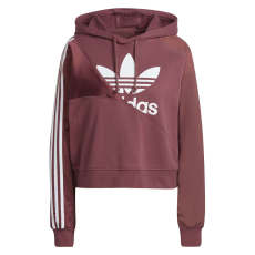 Adidas kapucnis pulóver HC7035 női Grena 42