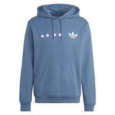Adidas kapucnis pulóver logó motorháztető HK2762 férfi kék XL férfi pulóver, kardigán