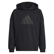 Adidas kapucnis pulóver U Fi Logo Hd HR6301 Gyerekek Fekete 128 gyerek pulóver, kardigán