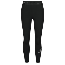 Adidas Legging-ek TECHFIT Graphic 7/8 Leggings Fekete EU L női nadrág